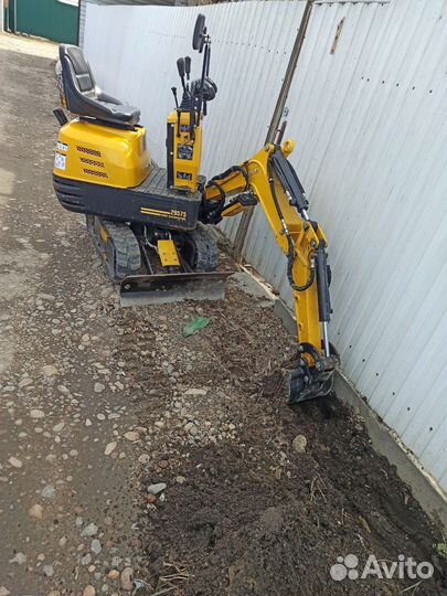 Услуги микро экскаватора бамблби