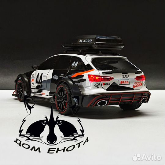 Машинка Audi RS6 ABT модель 1:24 Ауди рс6