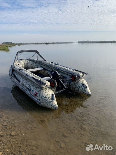 Комплект лодка X-river(пвх ндвд) +мотор suzuki 9.9