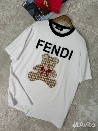 Футболка женская fendi lux