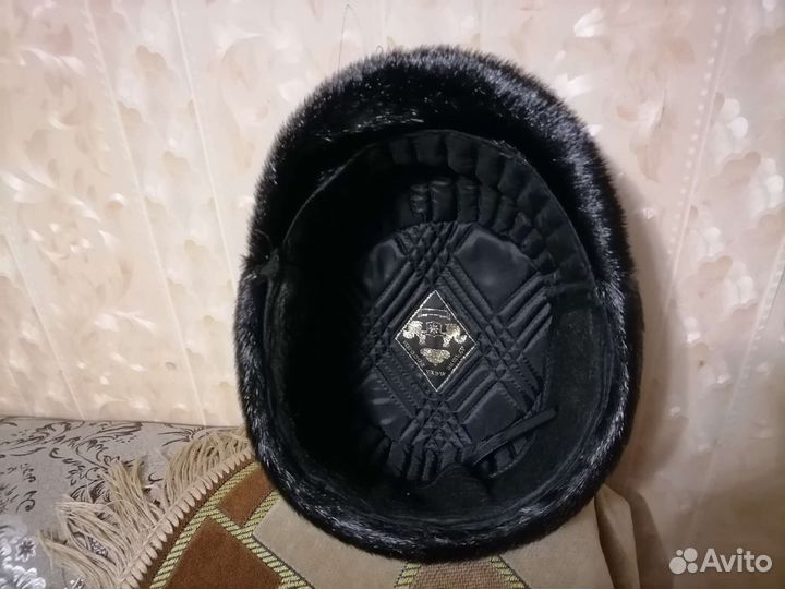 Меховая мужская кепка