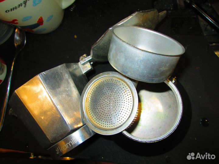 Гейзерная кофеварка kamille