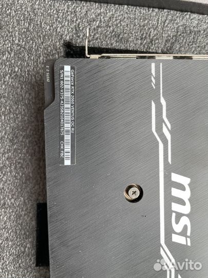 Видеокарта MSI Geforce Rtx 2060 6gb
