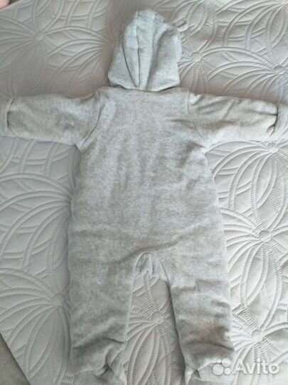 Детский велюровый комбинезон