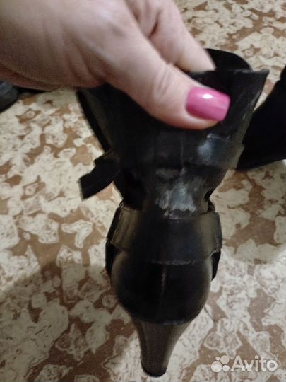 Ботильоны натуральная кожа 36 37 размер