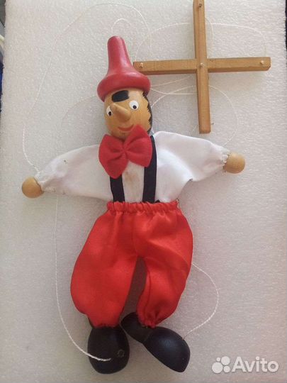 Куклы Клоун и Пиннокио