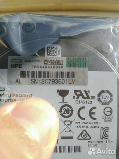 Жёсткий диск HPE 876939-002 2.4Tb 2.5