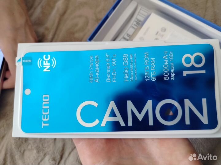 TECNO Camon 18, 6/128 ГБ