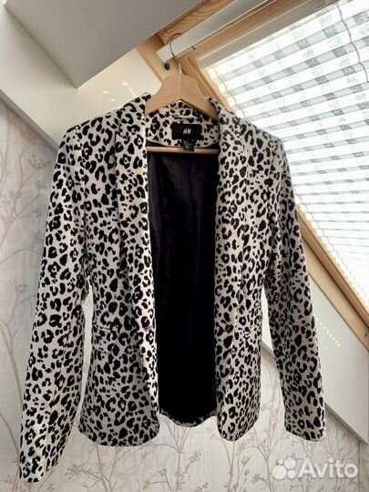 Пиджак женский 42 размер H&M трикотажный