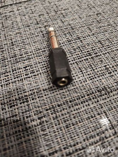 Переходник 6,35мм на 3,5мм