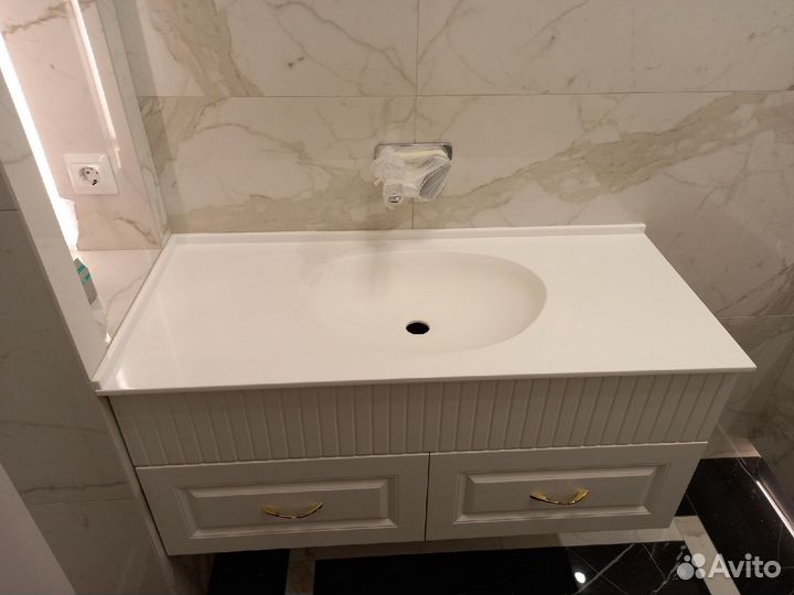 Столешница для ванной комнаты