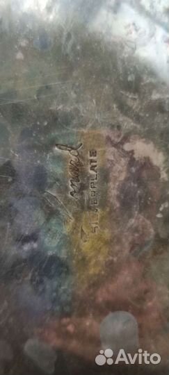 Старинный чайник, солонки.серебрение.шейкер