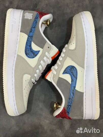 Nike air force 1 серые син разм. 41