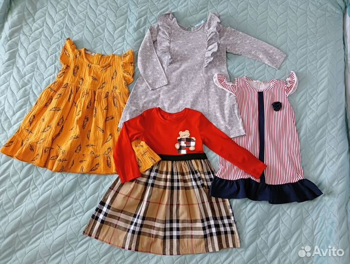 Платья пакетом для девочки 104-110