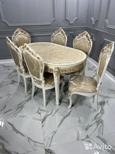 Стол и стулья набор Роза Осетия