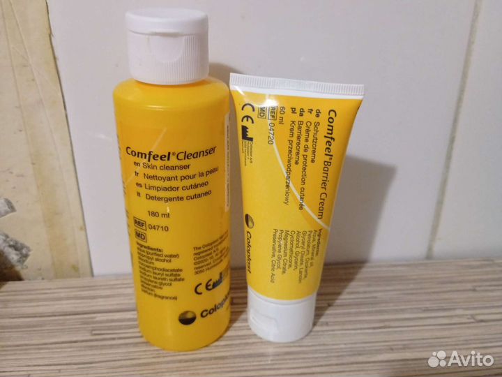 Крем и очиститель вокруг стомы