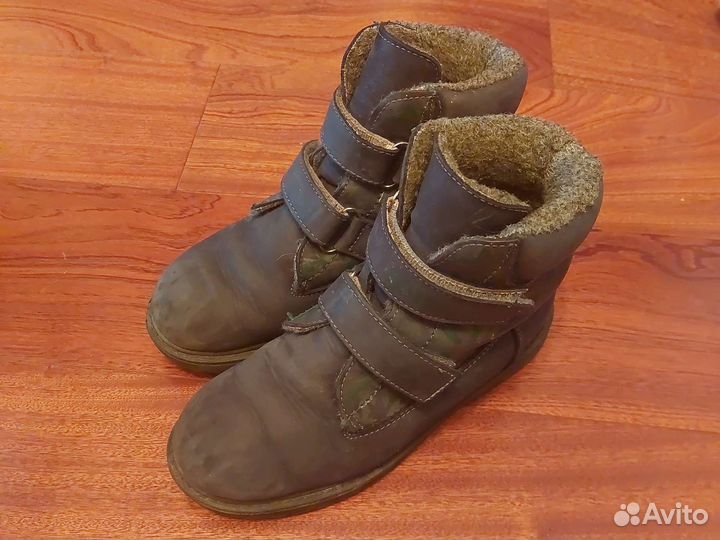 Ботинки Котофей зимние для мальчика размер 35