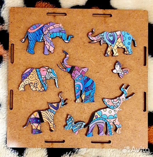 Деревянные пазлы 