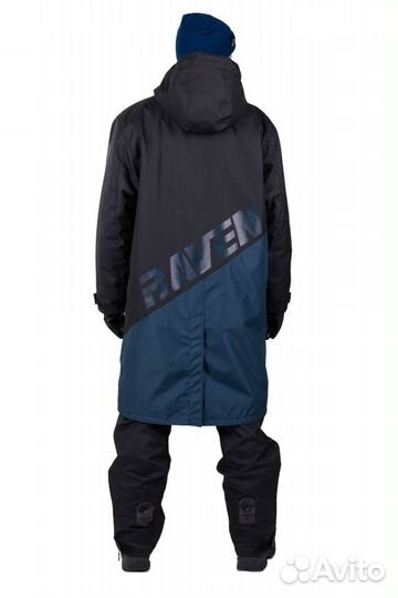 Jacke Raven Pit Coat Blau-Schwarz Черный