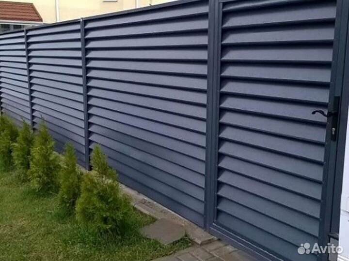 Производство заборов жалюзи