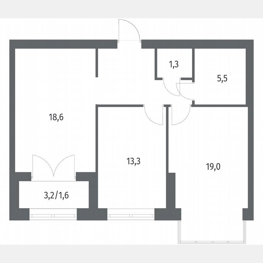 2-к. квартира, 66,8 м², 9/11 эт.