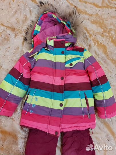 Зимний костюм для девочки 104