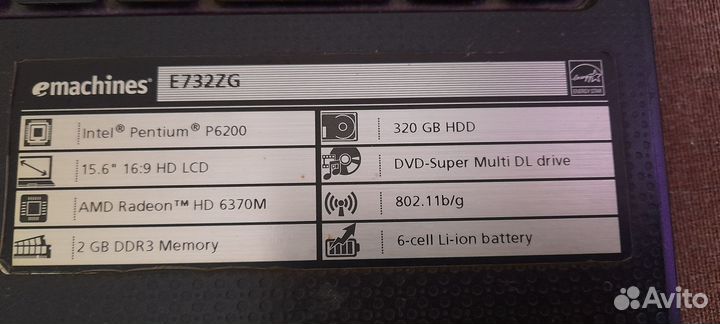 Ноутбук emachines E732ZG