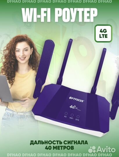 Wi-Fi Роутер 4g под сим