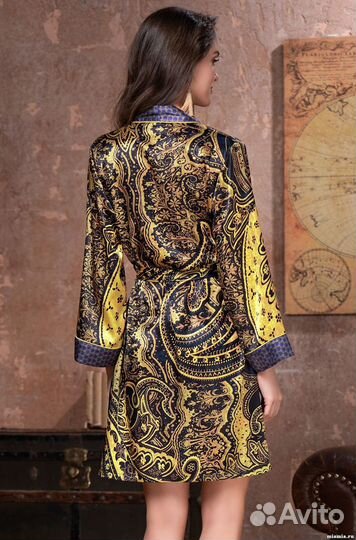 Халат – кимоно Mia-Amore из шелковой ткани