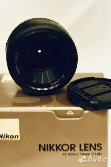 Объектив Nikon AF nikkor 50mm f/1.8D