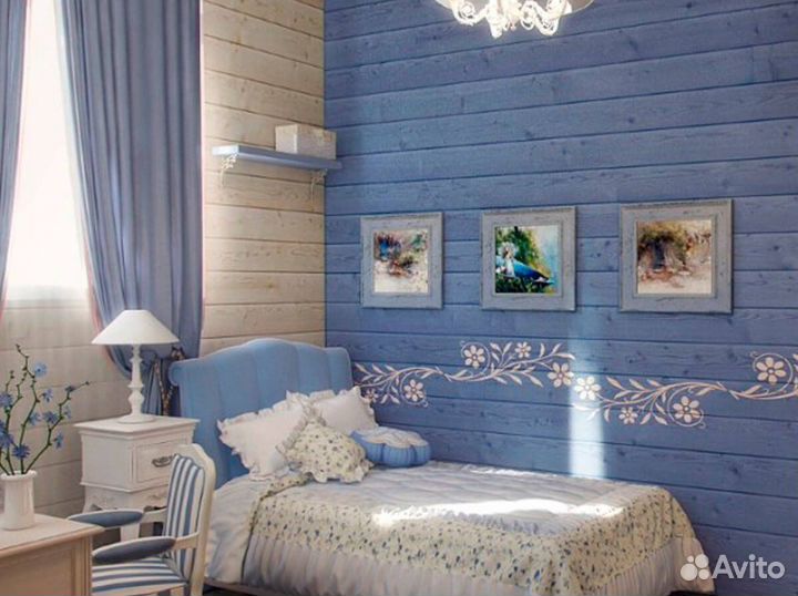 Евровагонка сосна окрашеннаяDF254