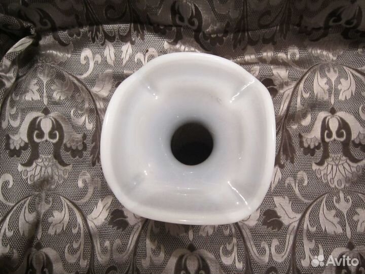 Ваза для цветов сине-белая 1960-1970-е годы СССР