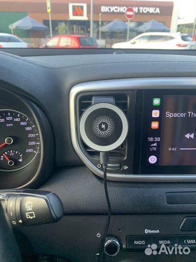 Qi зарядка магнитный держатель в дефлектор