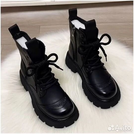 Ботинки Miu Miu Type Faur Fux Boots
