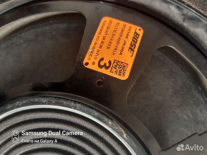 Динамик в дверь инфинити G25. G.35.2010г