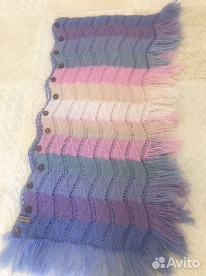 Палантин+шапка+варежки на заказ