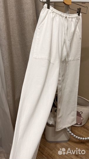Штаны белые летние