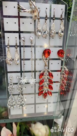 Серьги,бижутерия