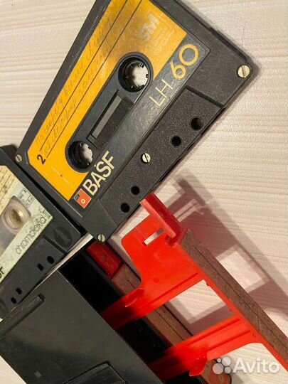 Кейс basf и 2 аудиокассеты