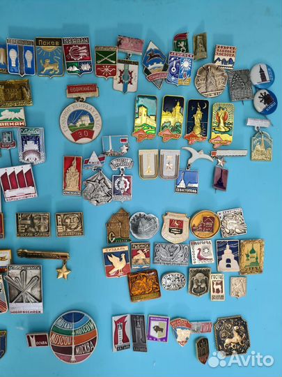 Значки города СССР и России