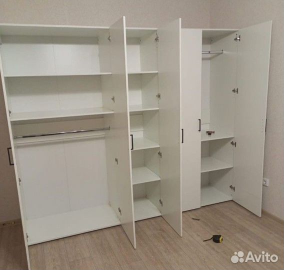 Шкаф распашной белый 2,5м