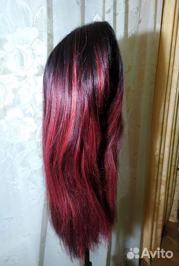 Красивый женский парик с мелированием и 2 сеточки