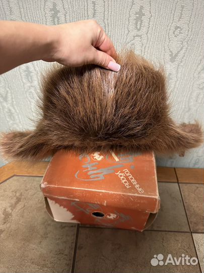 Шапка бобер