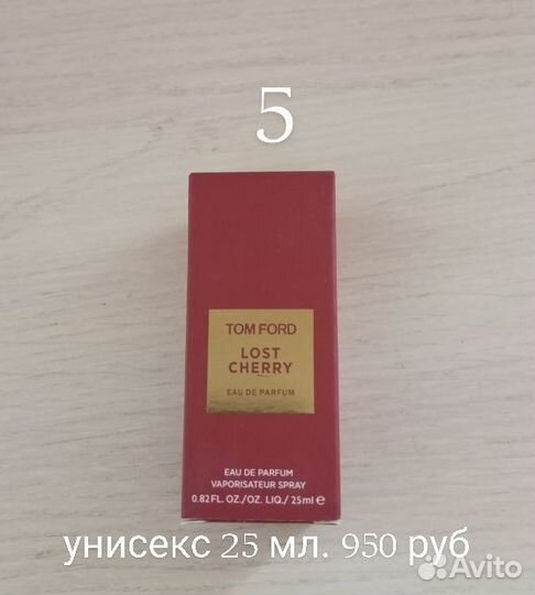 Тестеры унисекс