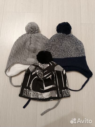 Шапки детские Lassie, H&M р 46-48