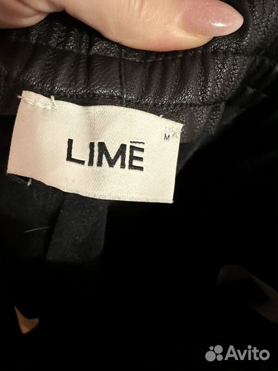 Кожаные брюки Lime