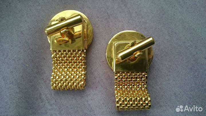 Запонки с кристаллами Swarovski винтаж