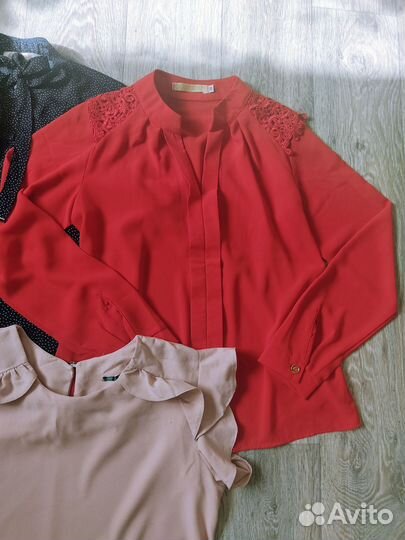 Женские рубашки и блузки пакетом 42 44
