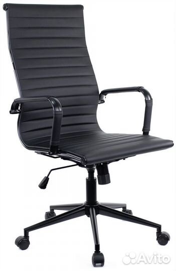 Кресло EverProf RIO Black T Экокожа Черный