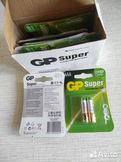 Алкалиновая батарейка GP